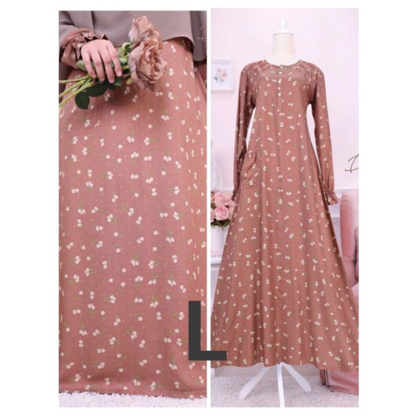 Ditsy Siesta Redwood Nightgown L