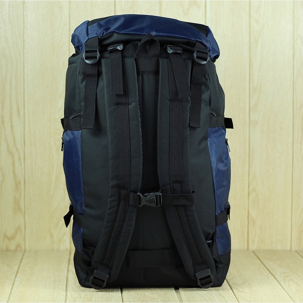 Tas Pria Gendong Gunung Jumbo Biru Besar Tas Outdoor Awet Kuat Bagus