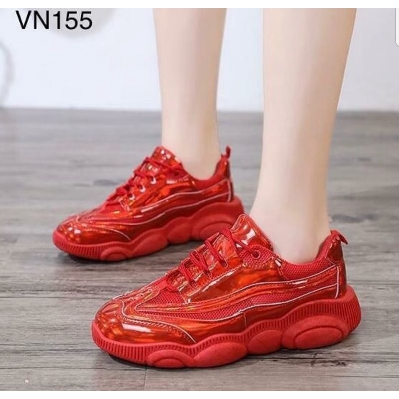 ZPT-Sepatu sneakers wedges wanita fashion terbaru OF-89