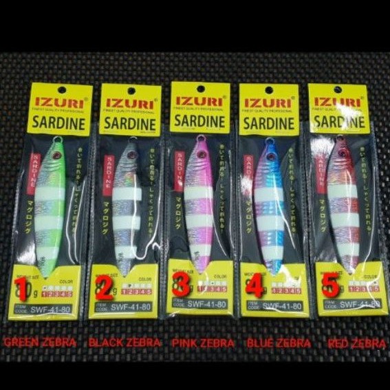 METAL JIG IZURI SARDINE 15gr