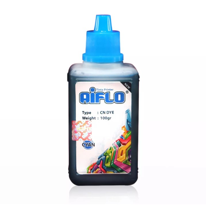 Paket Lengkap Tinta Printer Aiflo 664 Empat Warna 100 ml