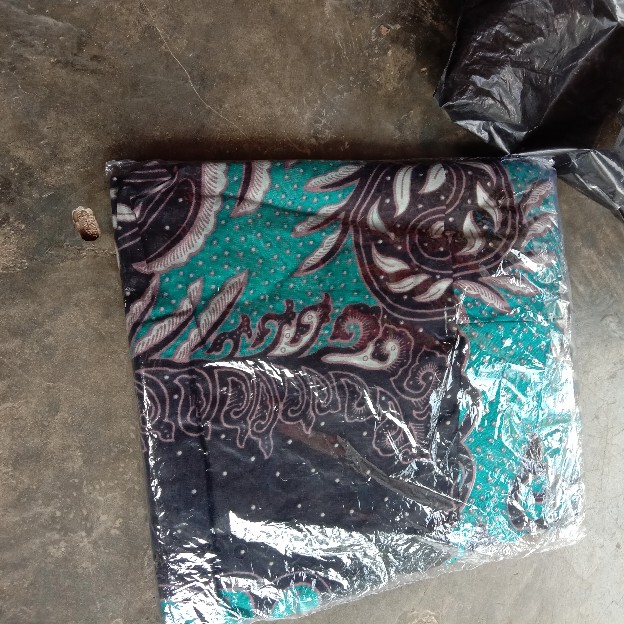 Cod Bayar Ditempat Majujaya Batik - Gamis Batik Modern - Gamis Batik Size Jumbo Ld 110 Ld 120 - G315