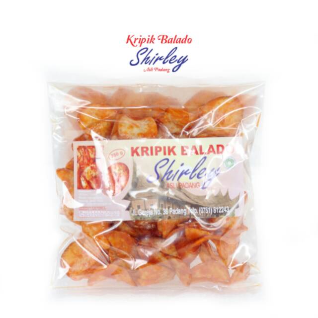 

Kripik Balado Shirley Bulat 250gr - Kripik Singkong Balado / Sanjay Balado Padang