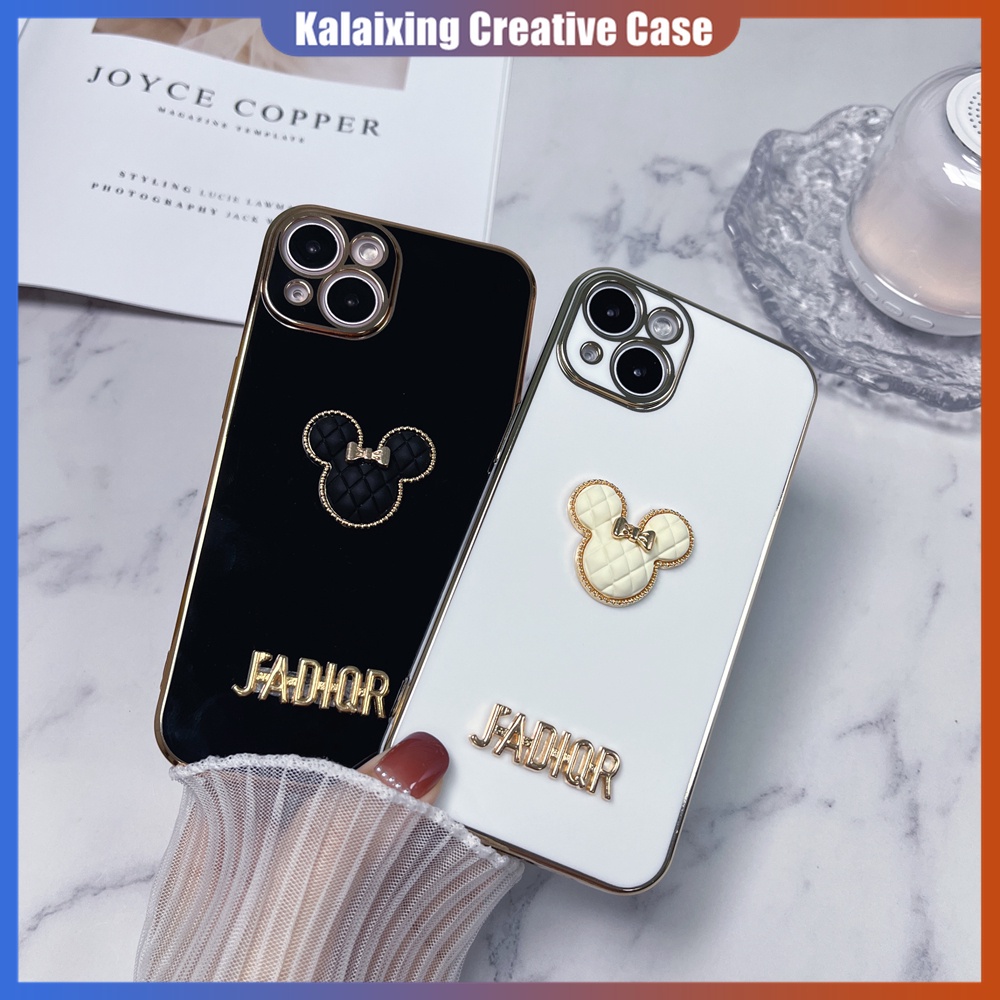 Casing Soft Case Desain Plating Gaya Mewah Berkilau Untuk iPhone 14 + / 14 Pro Max / 13Pro / 12promax / 11Pro / Xs Max / Xr / X / Xs