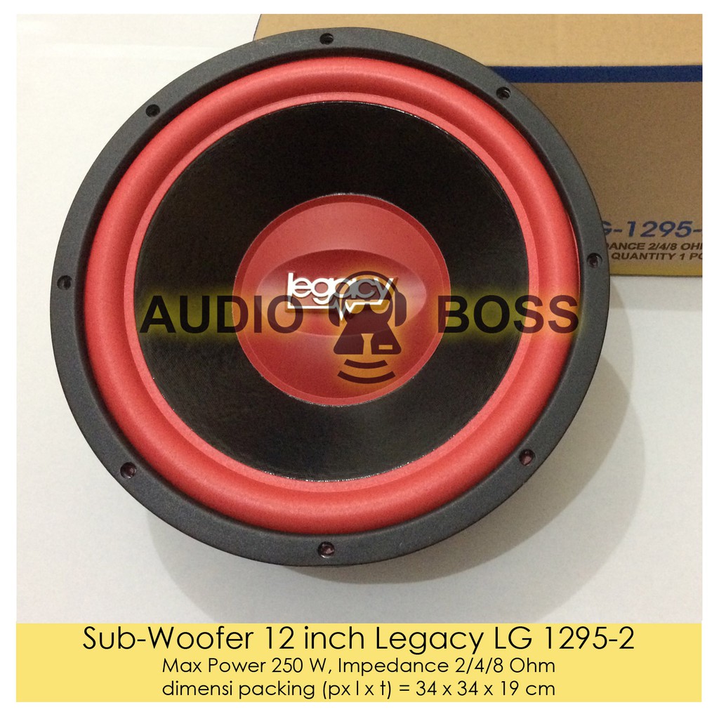 speaker subwoofer legacy 12 inch
