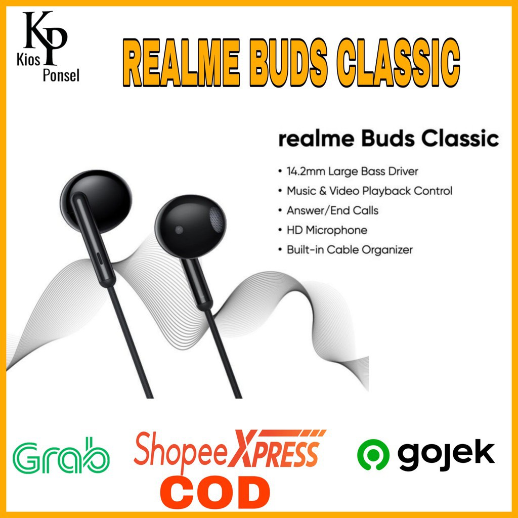 Earphone Realme Buds Classic  Garansi Resmi