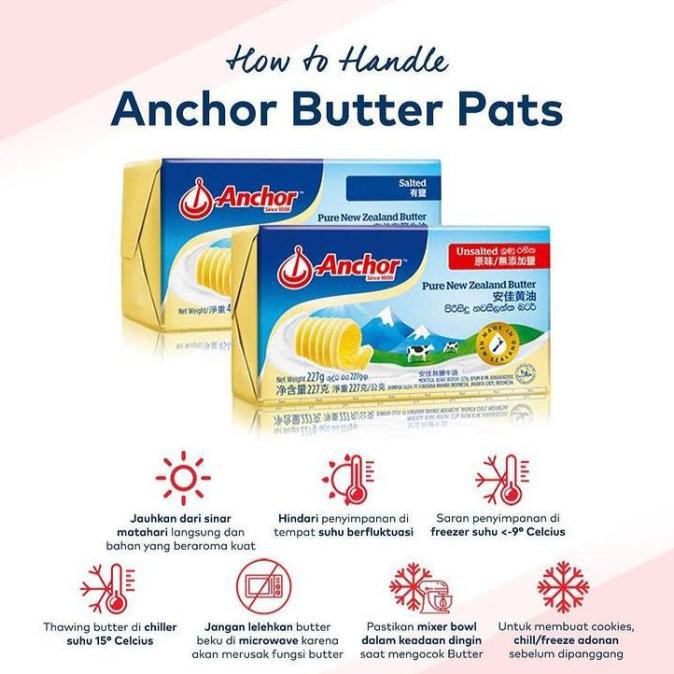 

PATS UNSALTED BUTTER Anchor 227gr