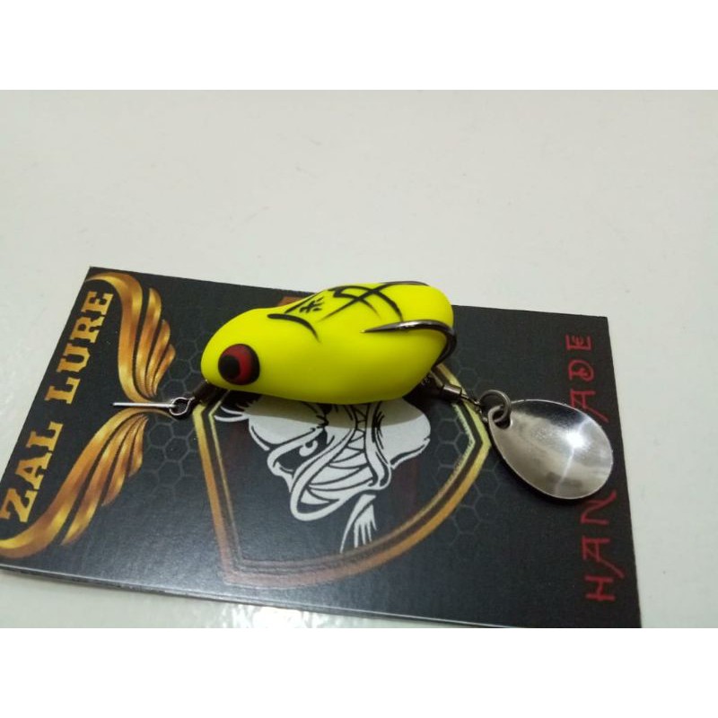 SOFT FROG 3,5CM HOOK KENZI BLACK II UMPAN CASTING IKAN GABUS | SNAKEHEAD