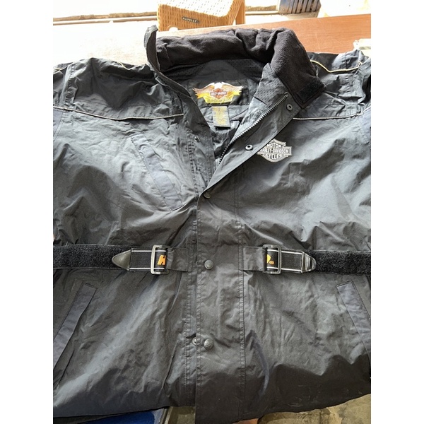 jas hujan original store harley davidson preloved - HD black (jacket + bib coat) XL
