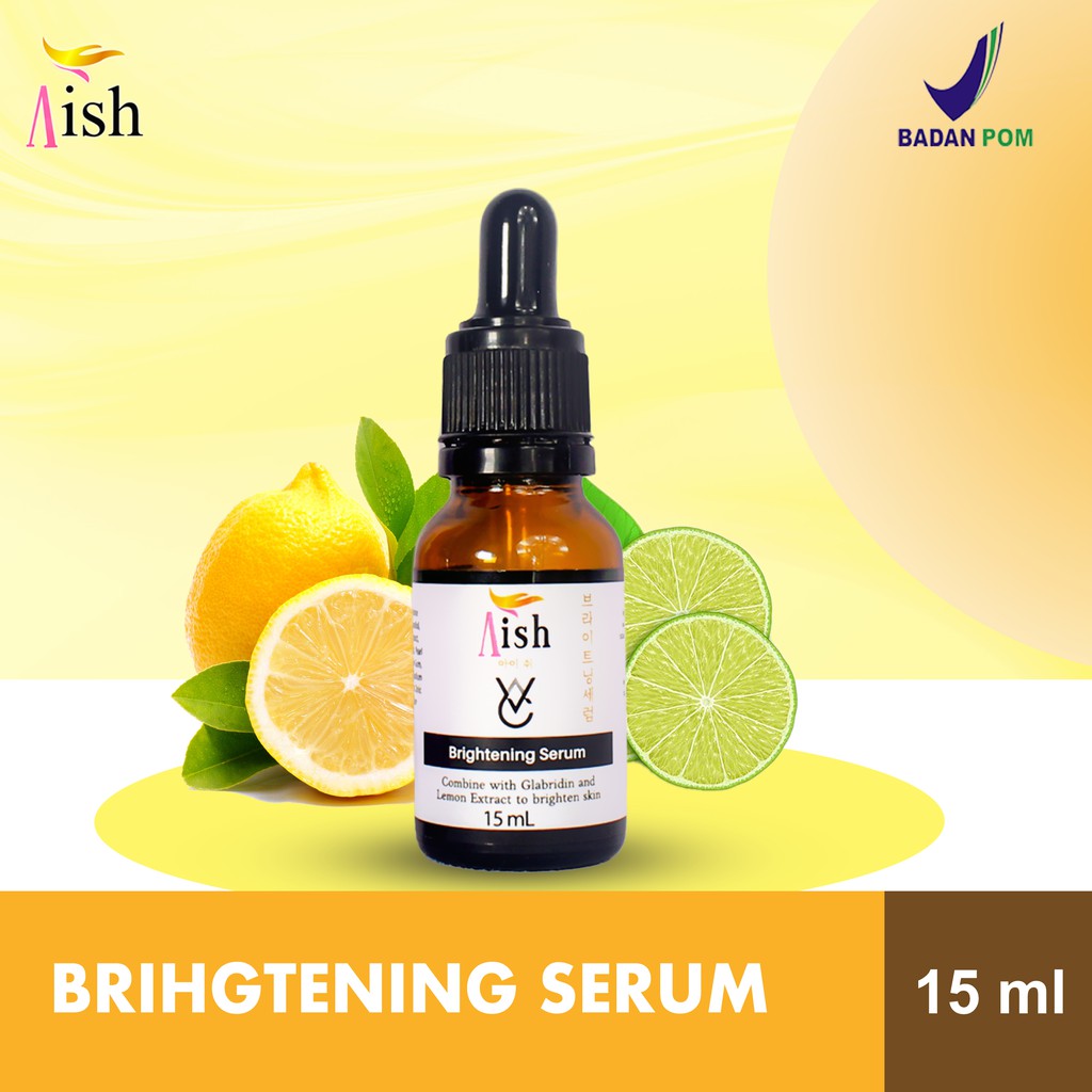 Serum pemutih Aish Brightening pemutih Asli