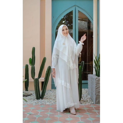SET SYAR'I By BERMERKS ORIGINAL KHUSUS PUTIH