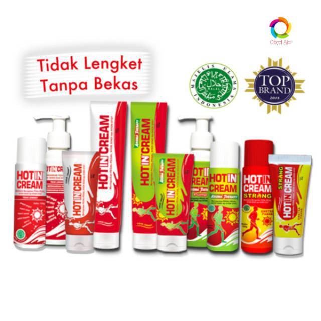 BPOM HOTIN CREAM BOTOL 120ML &amp; 60ML / HOT IN KRIM PEGAL NYERI OTOT / SYE