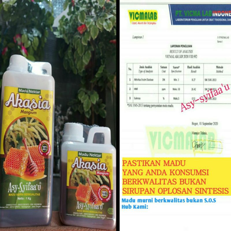 

Madu Akasia Asy-syifaau 1000gr