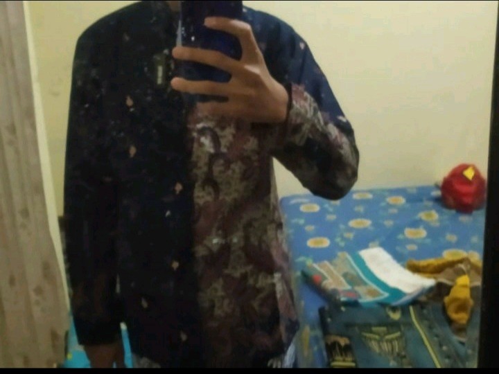 Kemeja Batik Pria Lengan Panjang Slim Fit Batik Pria Lengan Panjang Modern