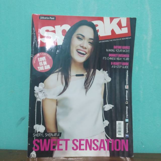 Speak Magazine February 2016 (cover Sheryl Sheinafia)