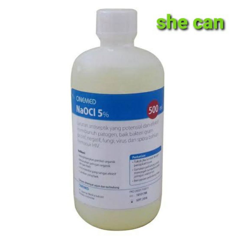 Nacl 5% 500ml untuk Dental