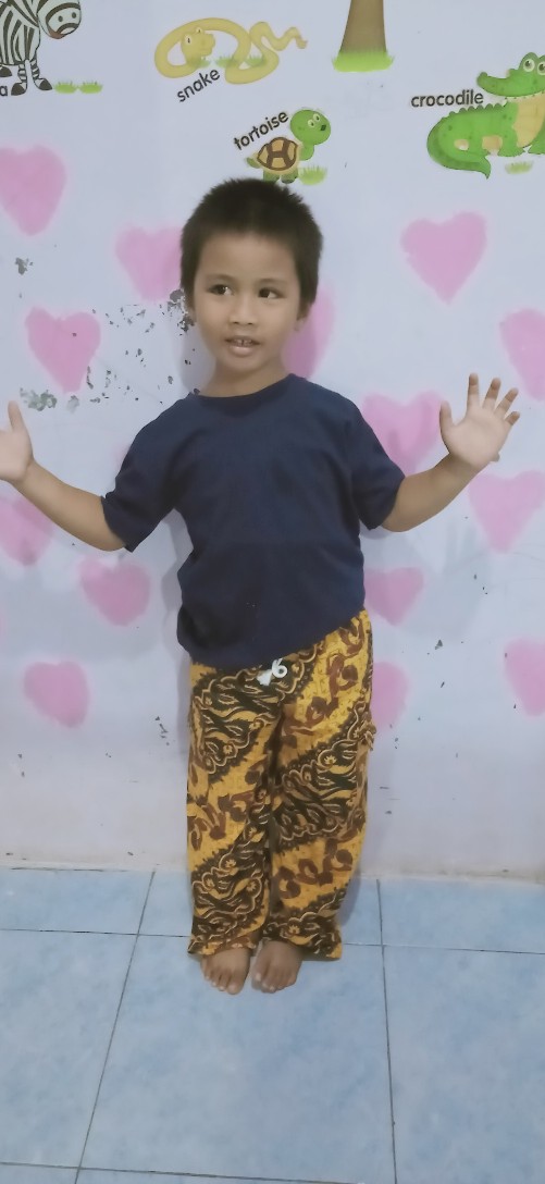 Celana Batik/baim Panjang Anak Laki-laki Cowok Cewek Pria Wanita No.4 Usia 7-8 Tahun