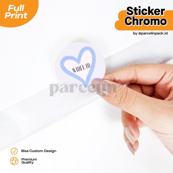 

Stiker Logo (Chromo) Min Order 100pcs