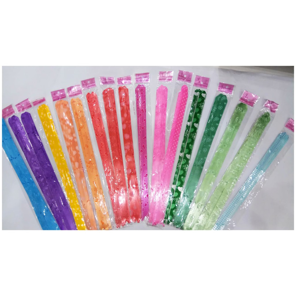 

Pita tarik 18 ukuran panjang 35cm lebar 2cm isi 10pc motif