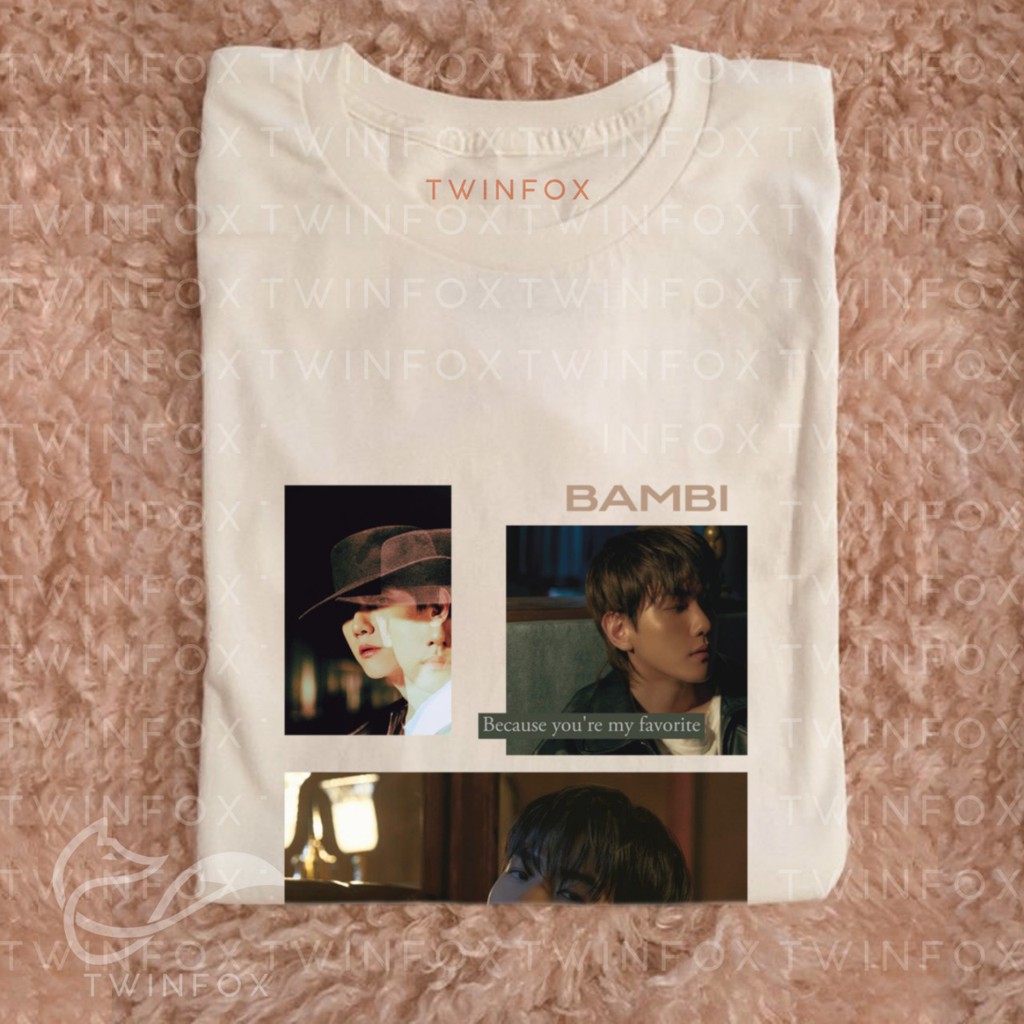 Kaos Kpop Unisex EXO Baekhyun Bambi