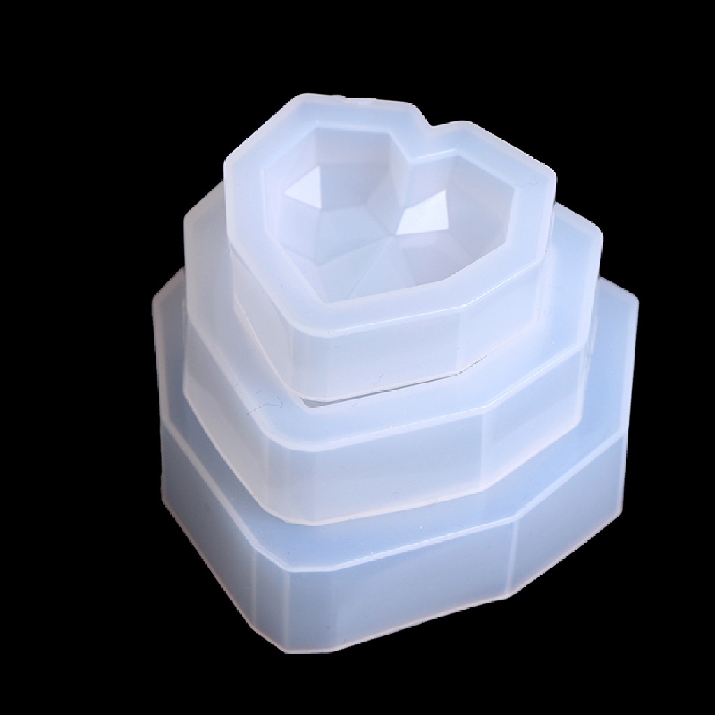 (AdornmentNo1) Cetakan Kue / Mousse / Pastry Bentuk Hati 3D Bahan Silikon