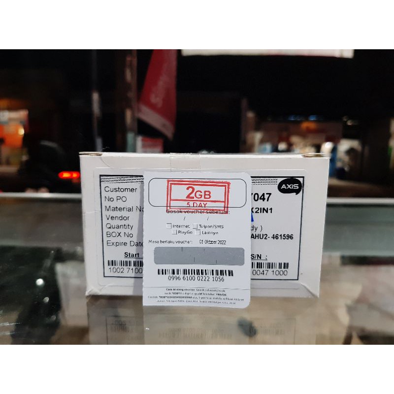 VOUCHER AXIS 2GB 5HARI