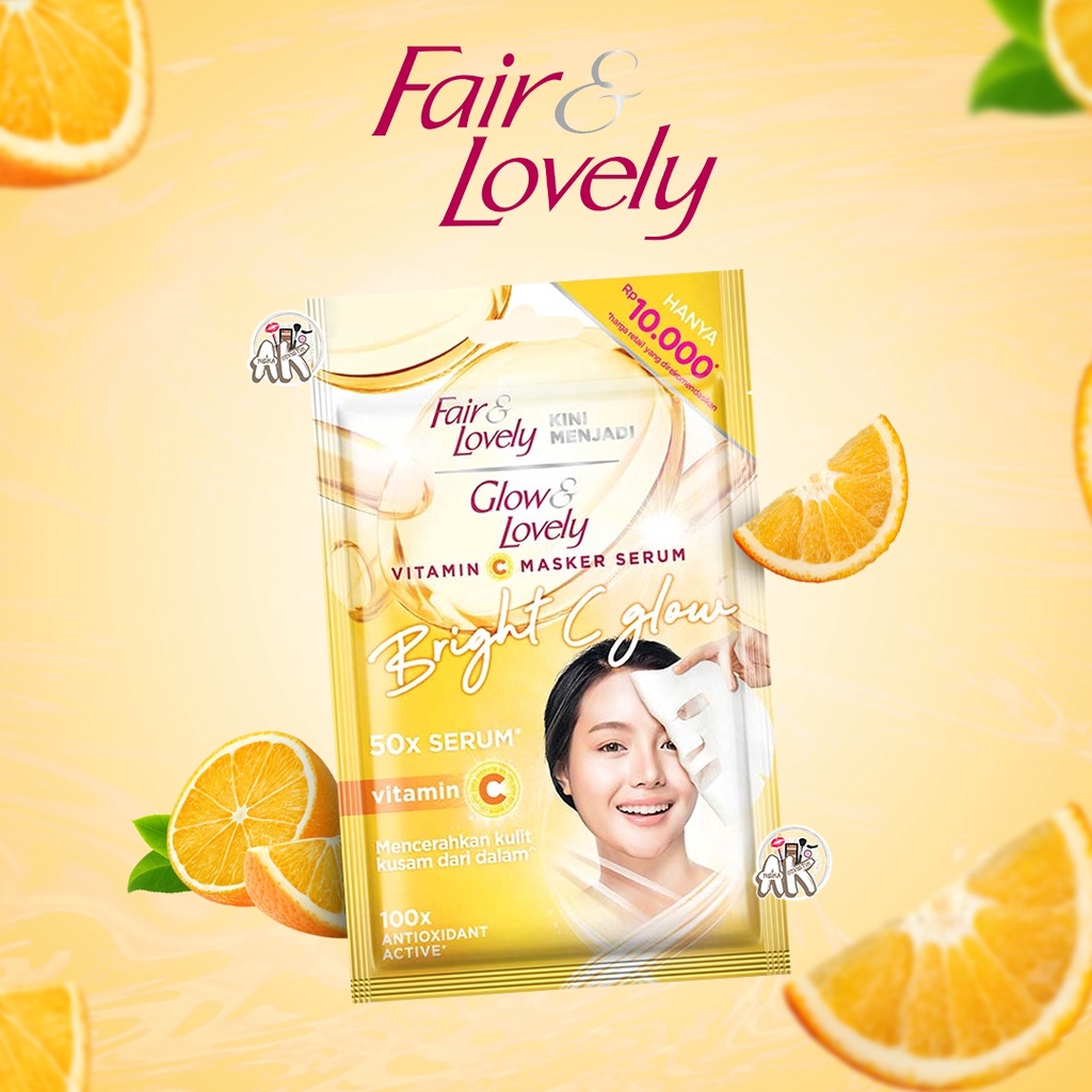 FAIR AND LOVELY / GLOW AND LOVELY VITAMIN C MASKER SERUM BRIGHT C GLOW