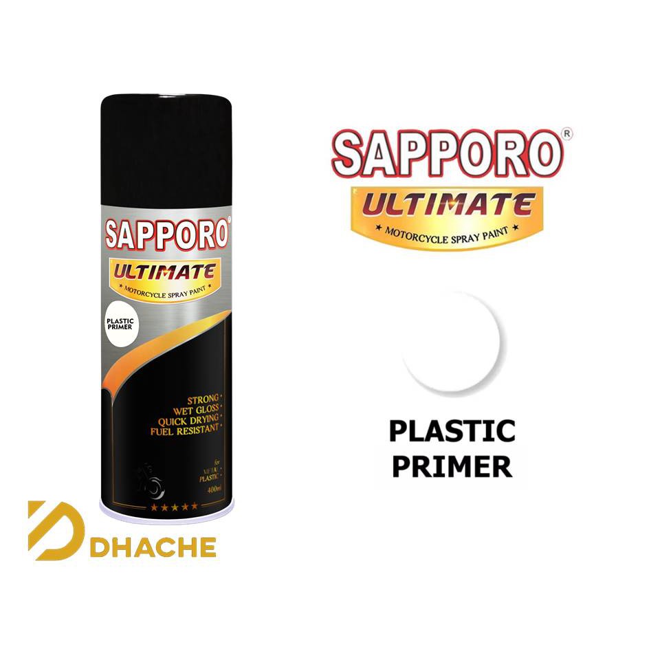 Cat Semprot Sapporo Ultimate PP Primer / Plastic primer / Sapporo Spray / pilok / PPU