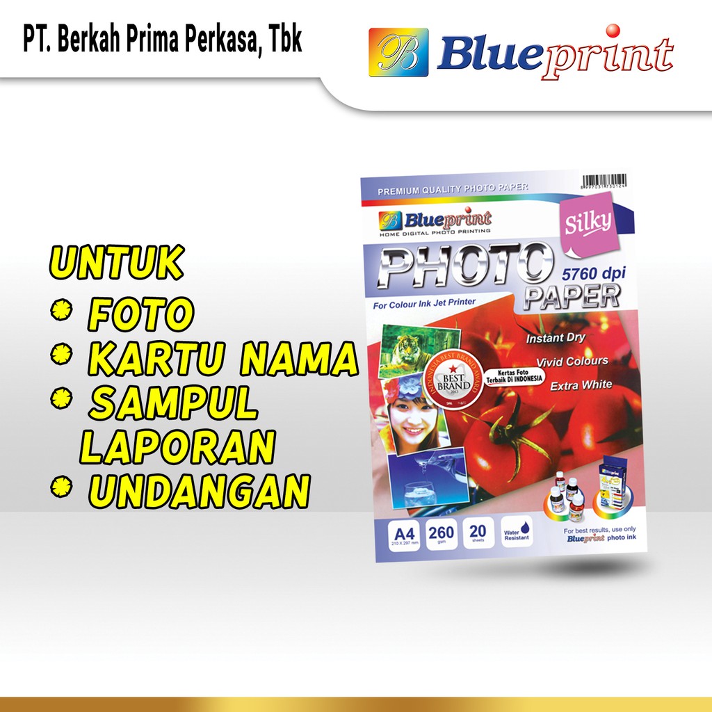 

FANCY GLOSSY PAPER BLUEPRINT A4 260 SILKY