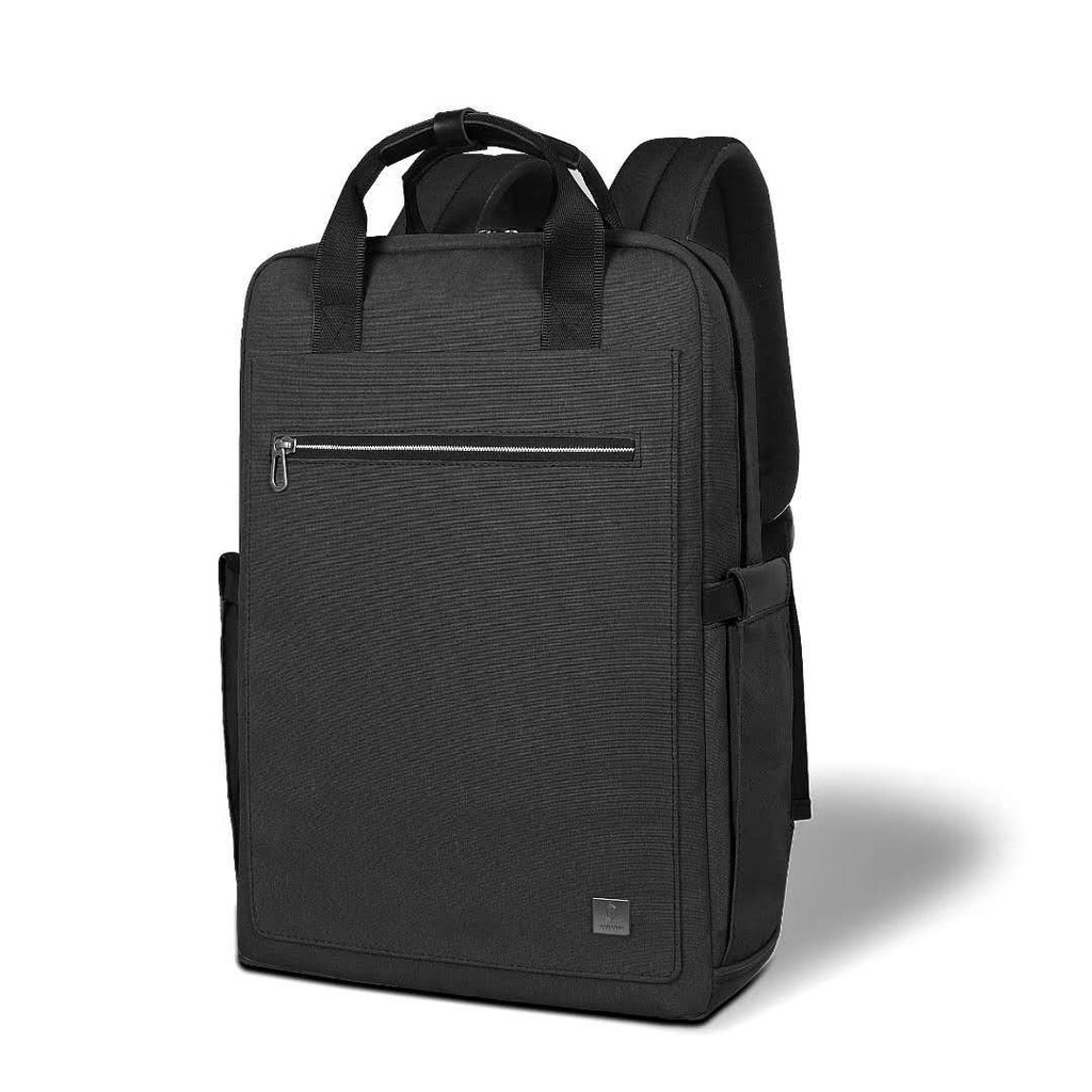 WIWU PIONEER Backpack Pro Black 15.6inc Tas Laptop Premium Multifungsi