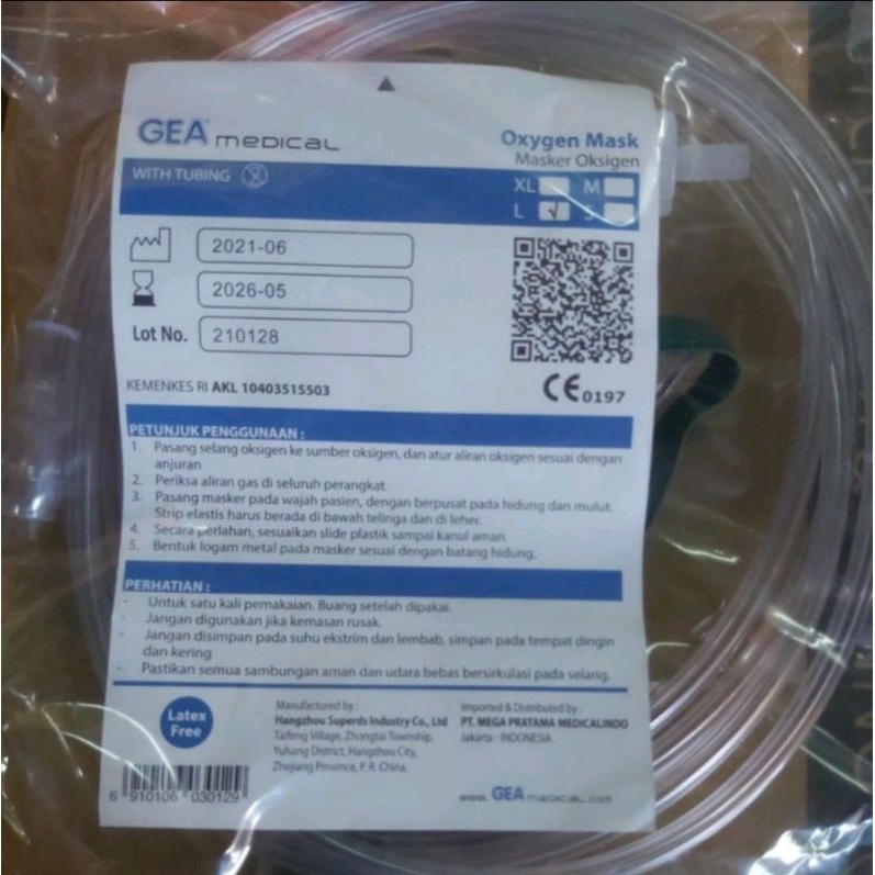 masker oksigen dewasa