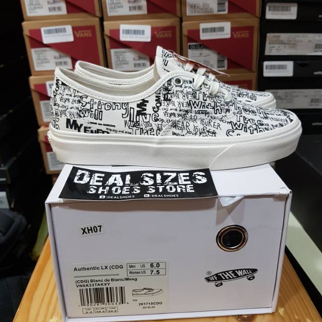 comme des garçons cdg x vans authentic