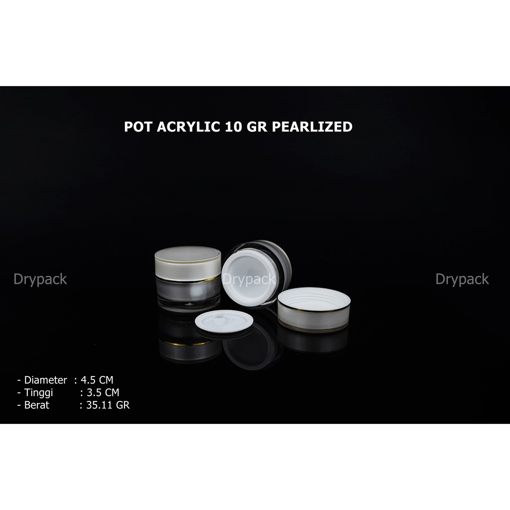 Pot Acrylic 10 gr Pearlized