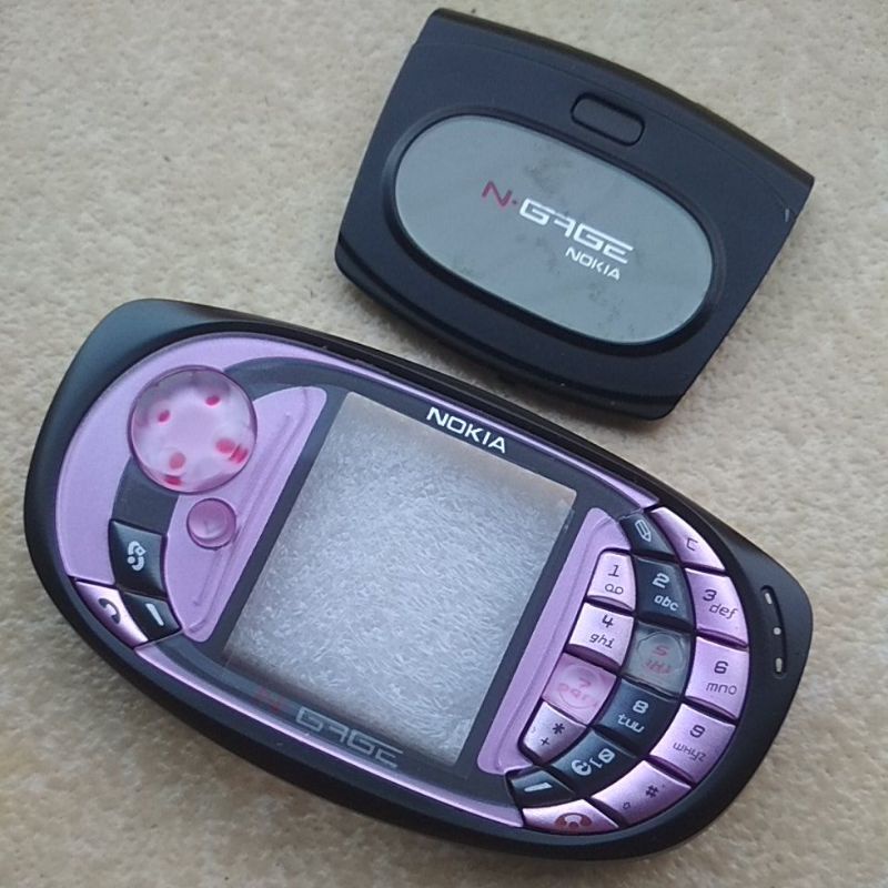 Kasing Case Casing Nokia N-gage QD couple pink Case hitam