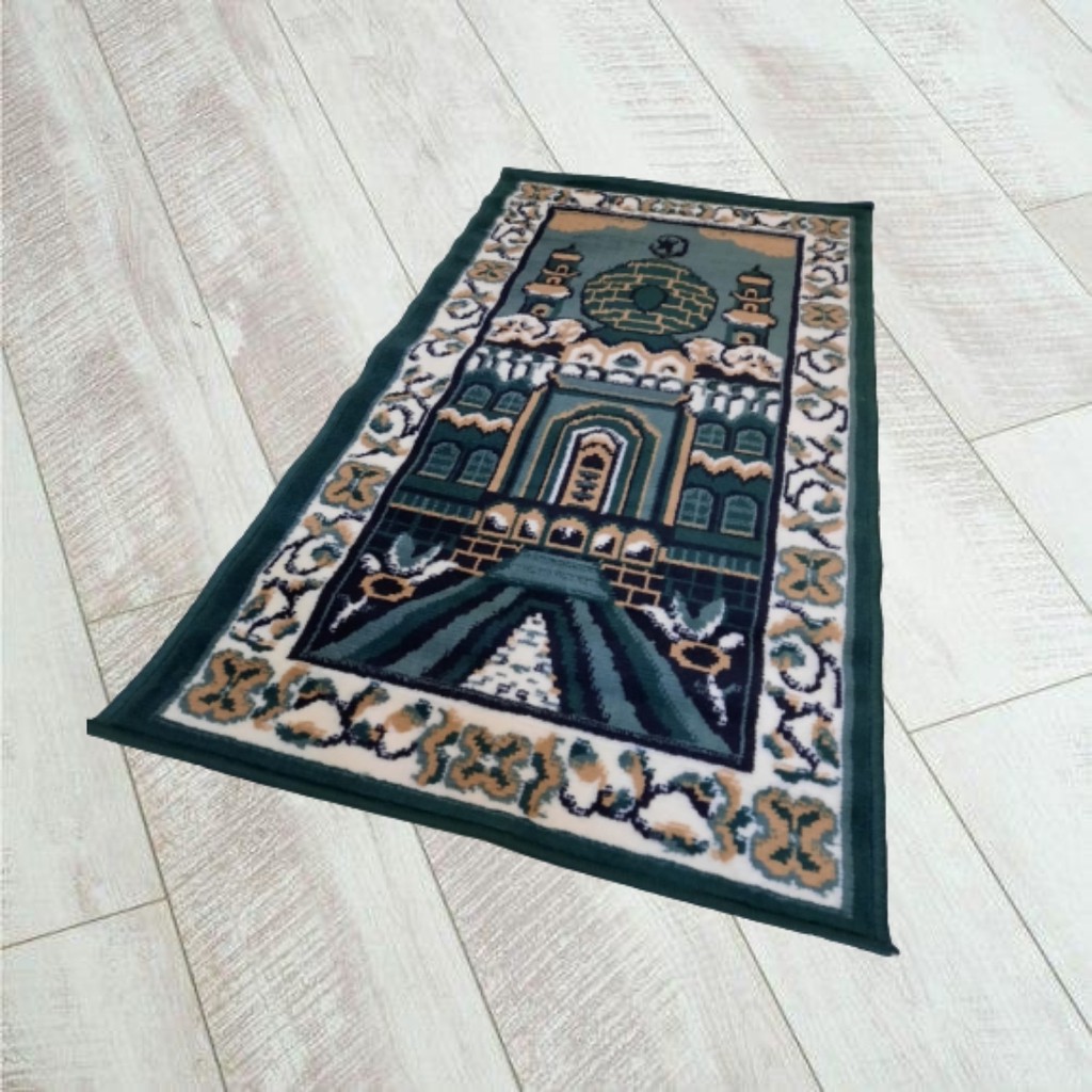 SAJADAH IMAM SATUAN MURAH EMERALD BULU TEBAL