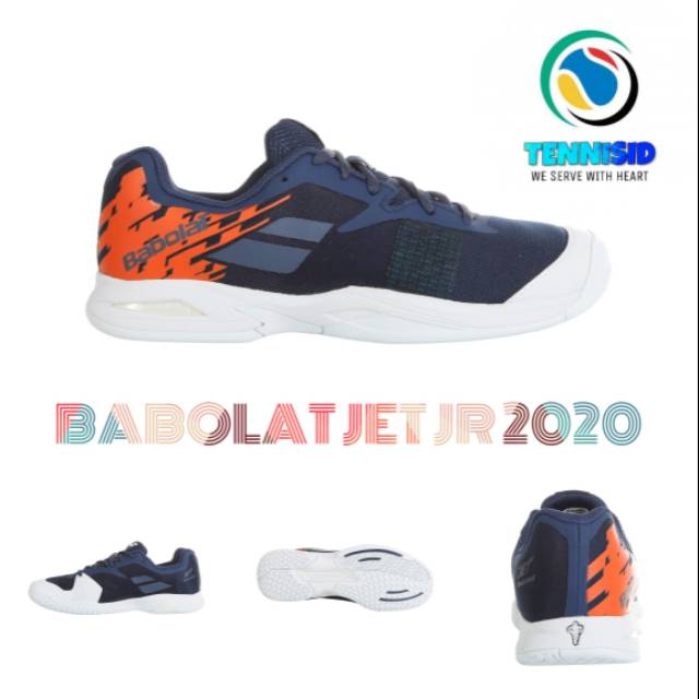 Sepatu Tenis Tennis Anak BABOLAT JET JR 2020 - Navy