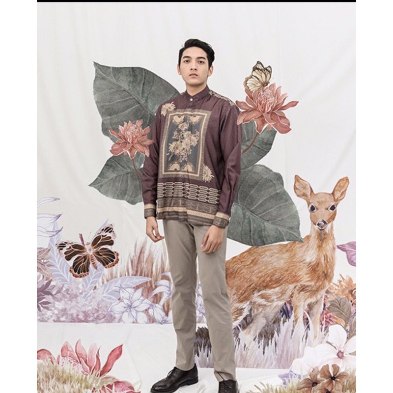 Abimana shirt in blue de chauffe L by wearingklamby