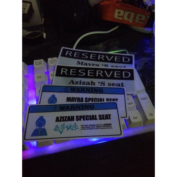 Stiker viral SPECIAL SEAT