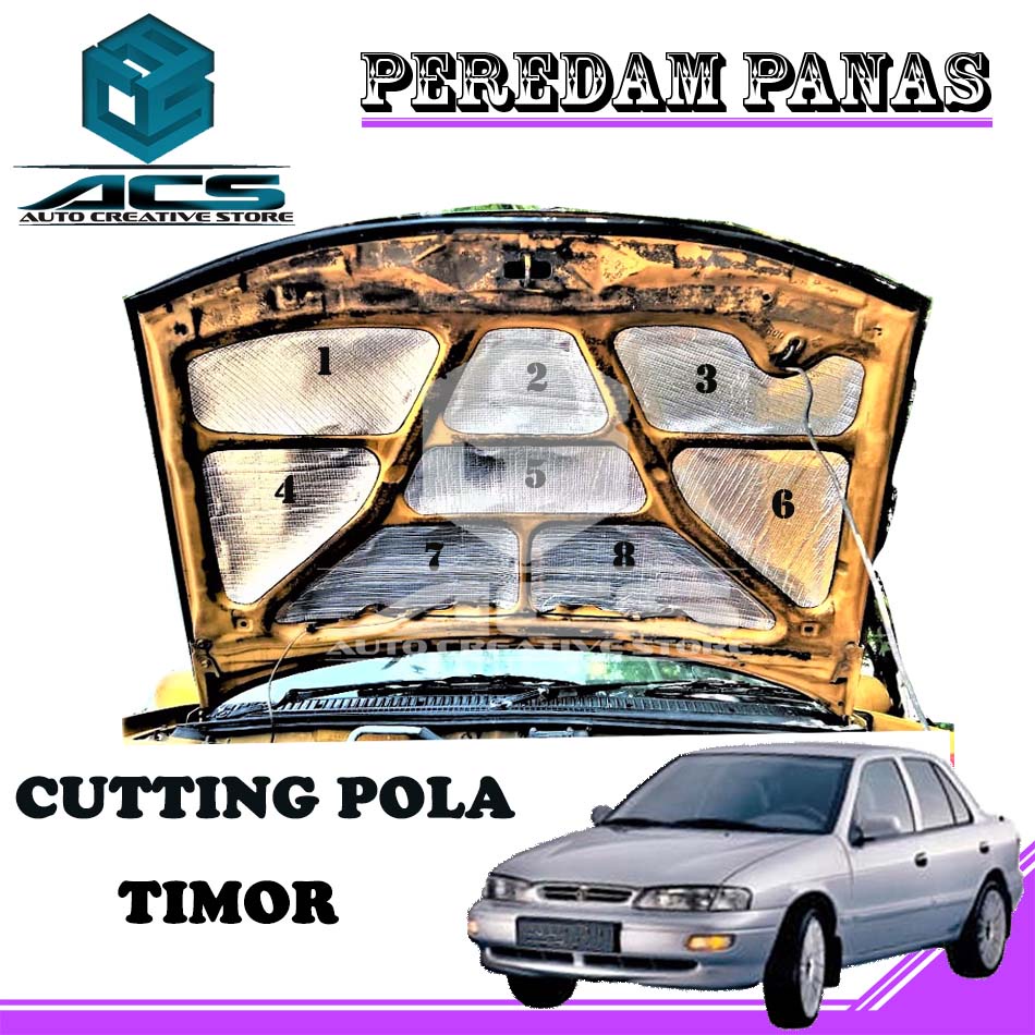 Jual Peredam Panas Kap Mesin Mobil TIMOR Cutting Pola Shopee Indonesia