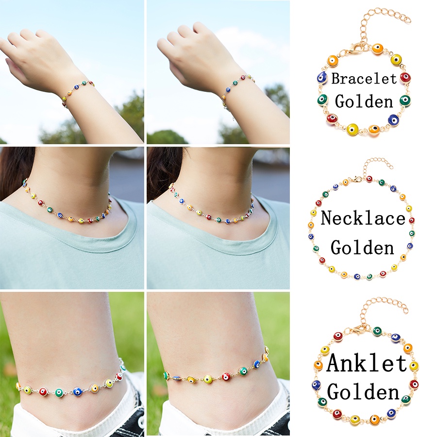 Kalung Rantai Pendek Warna Emas Untuk Wanita