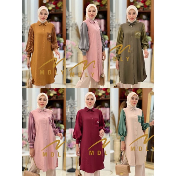 zahira stripes tunik by mdly