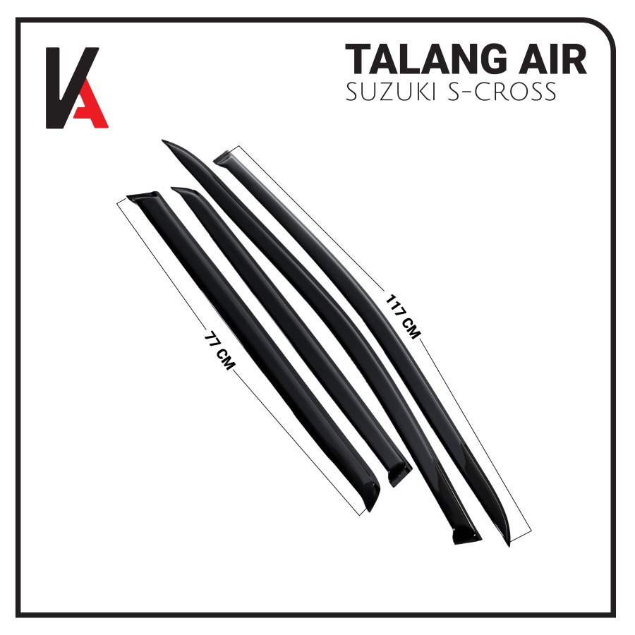 TALANG AIR PINTU MOBIL SUZUKI SX4 S-CROSS MODEL SLIM 4 PINTU