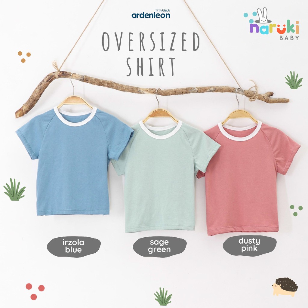 Ardenleon Oversized Shirt Kids Baby Arden Leon Baju Kaos Anak Bayi