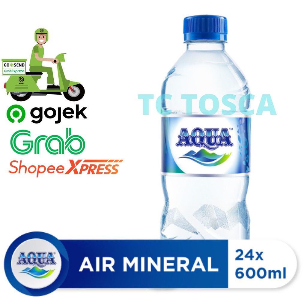 Jual Air Mineral Aqua 600ml 1 Dus Isi 24 Botol Indonesiashopee Indonesia 7641