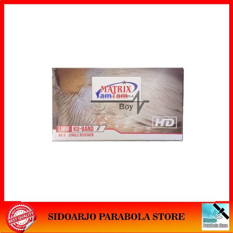 LNB KU Band 1 Satelit 1 Receiver Matrix Single Out MK-II / LNB Parabola Kecil