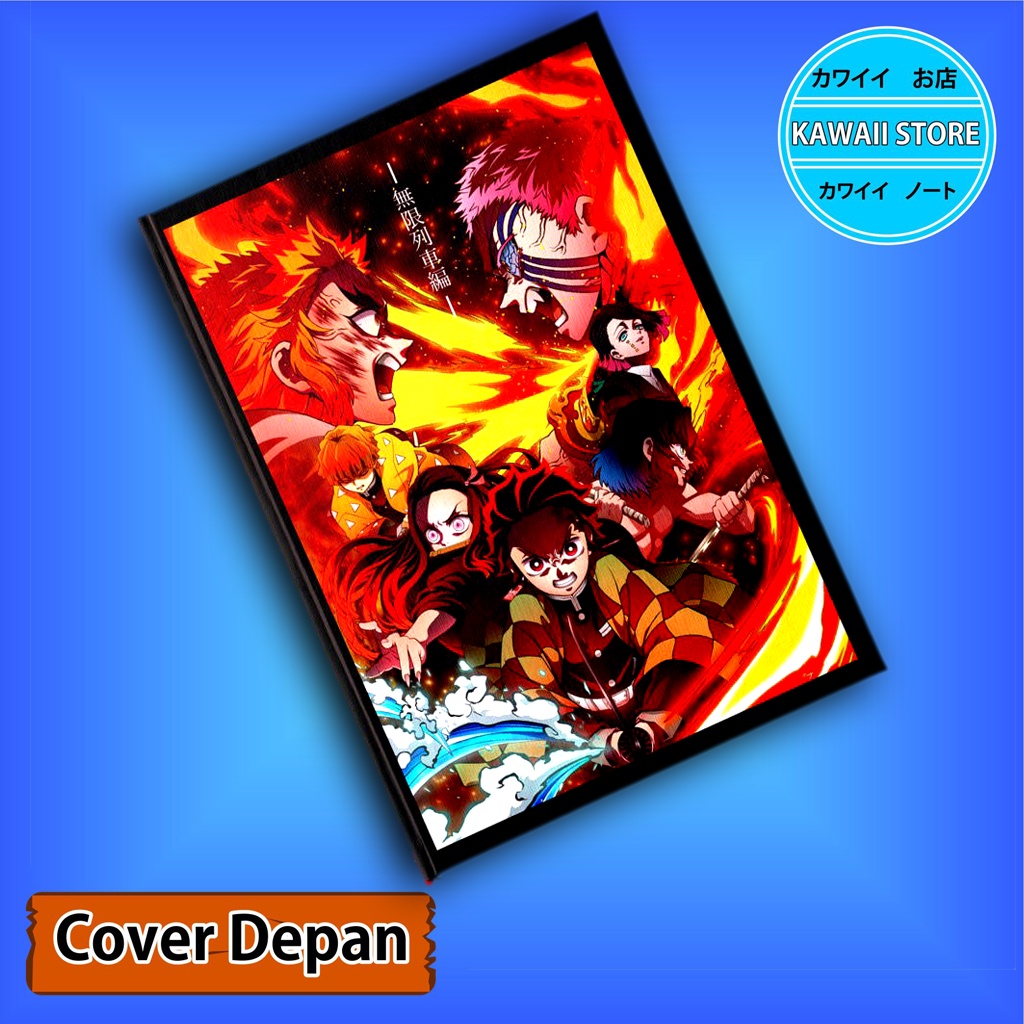 

Notebook / Pocket book Hard Cover Anime Kimetsu no Yaiba CODE C uk A5 & A6 / Notes Book