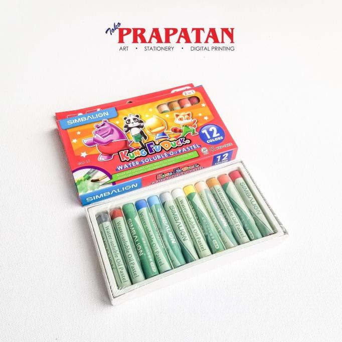 

SIMBALION WATER SOLUBLE OIL PASTEL 12 WARNA KUNGFU DUCK