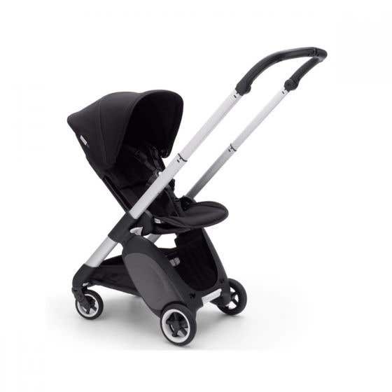 Bugaboo Ant Complete Stroller Alumunium Black - Stroller Bayi (Hitam)