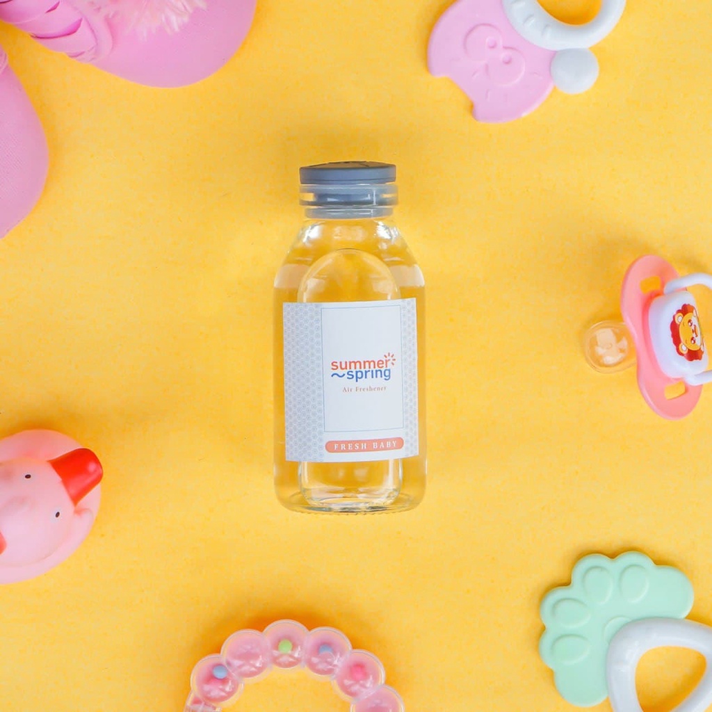 Parfum Mobil Pengharum Ruangan Pewangi Kamar Tidur Harum Summer Spring | Refill Apel | Fresh Baby
