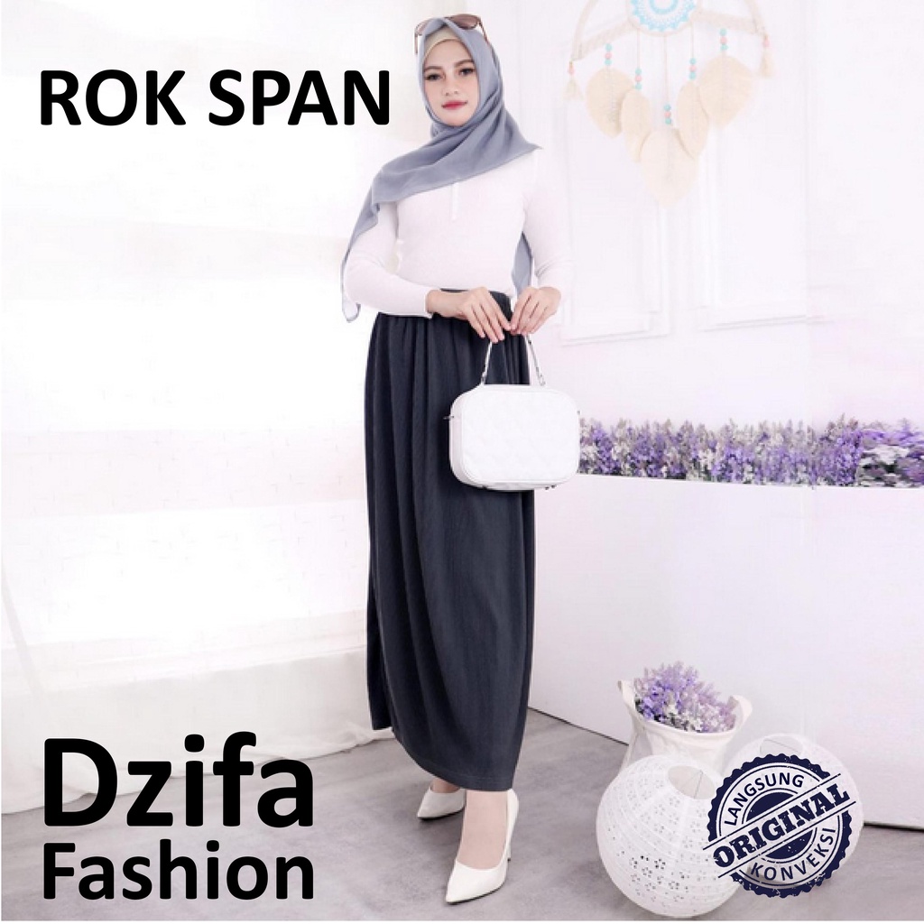 DZIFA SPAN /ROK SPAN PLISKET LIDI PREMIUM ( BISA COD)